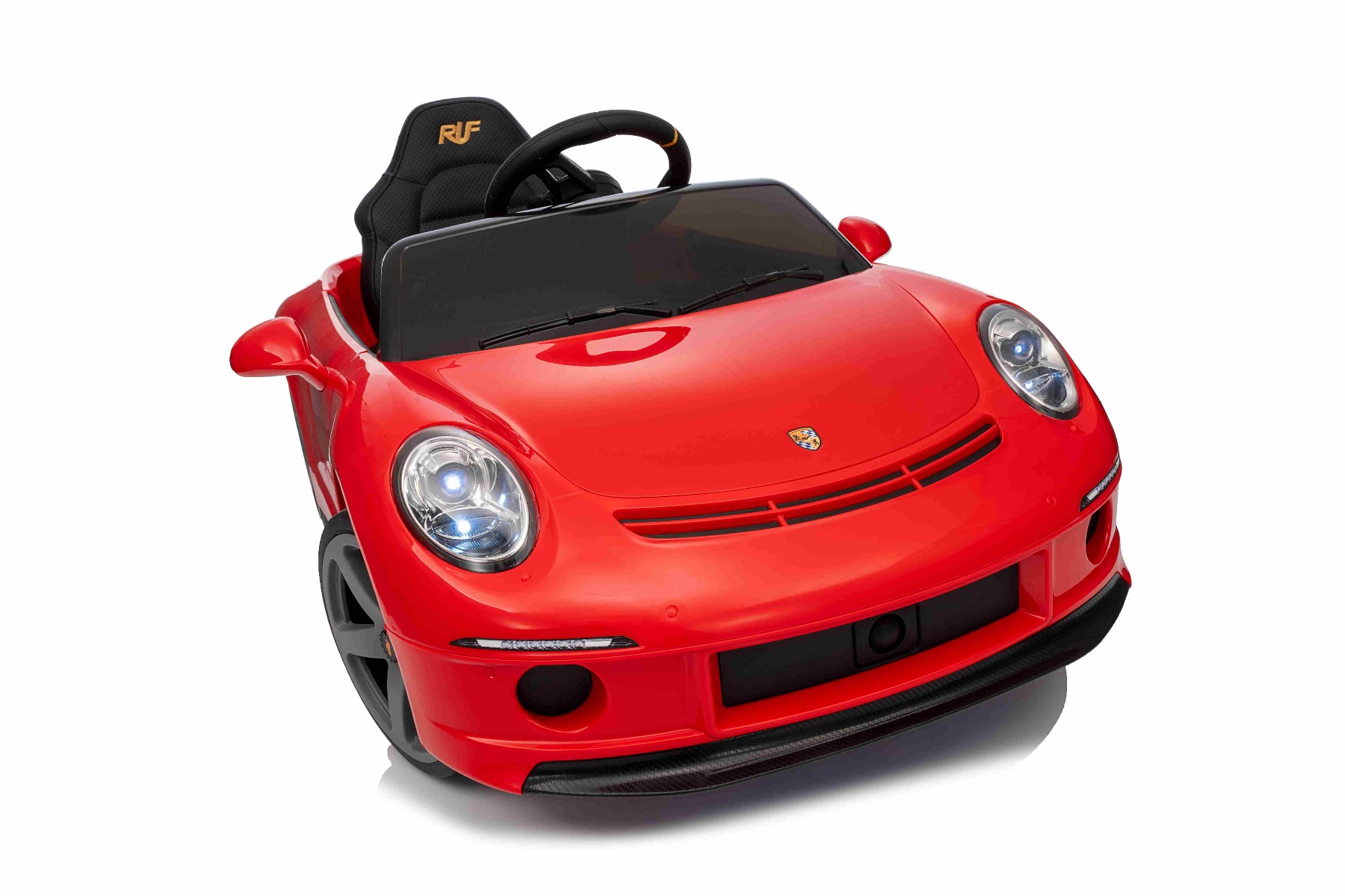 Mașină electrică copii RUF GT 12V, roșu, Uși care se deschid, Telecomandă 2.4 GHz, Lumini LED față și spate, Intrare USB/Aux, Baterie litiu, Motor 2 X 35W, Licență ORIGINALĂ - imagine 20