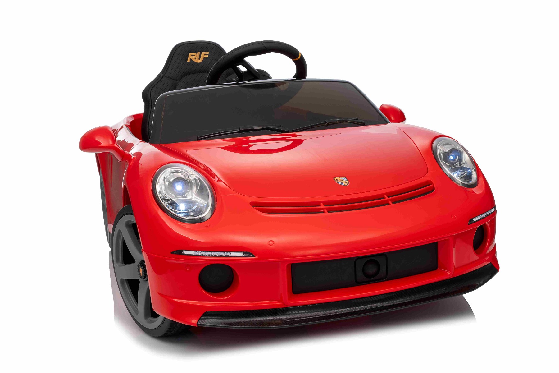 Mașină electrică copii RUF GT 12V, roșu, Uși care se deschid, Telecomandă 2.4 GHz, Lumini LED față și spate, Intrare USB/Aux, Baterie litiu, Motor 2 X 35W, Licență ORIGINALĂ - imagine 21