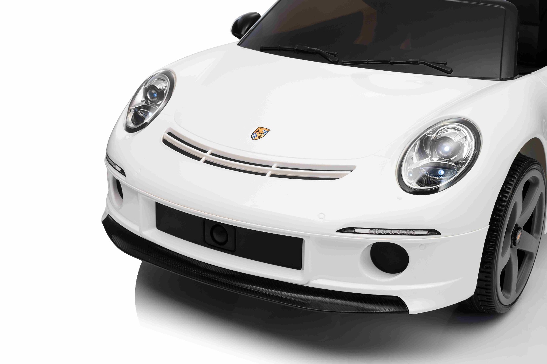 Mașină electrică copii RUF GT 12V, alb, Uși care se deschid, Telecomandă 2.4 GHz, Lumini LED față și spate, Intrare USB/Aux, Baterie litiu, Motor 2 X 35W, Licență ORIGINALĂ - imagine 23