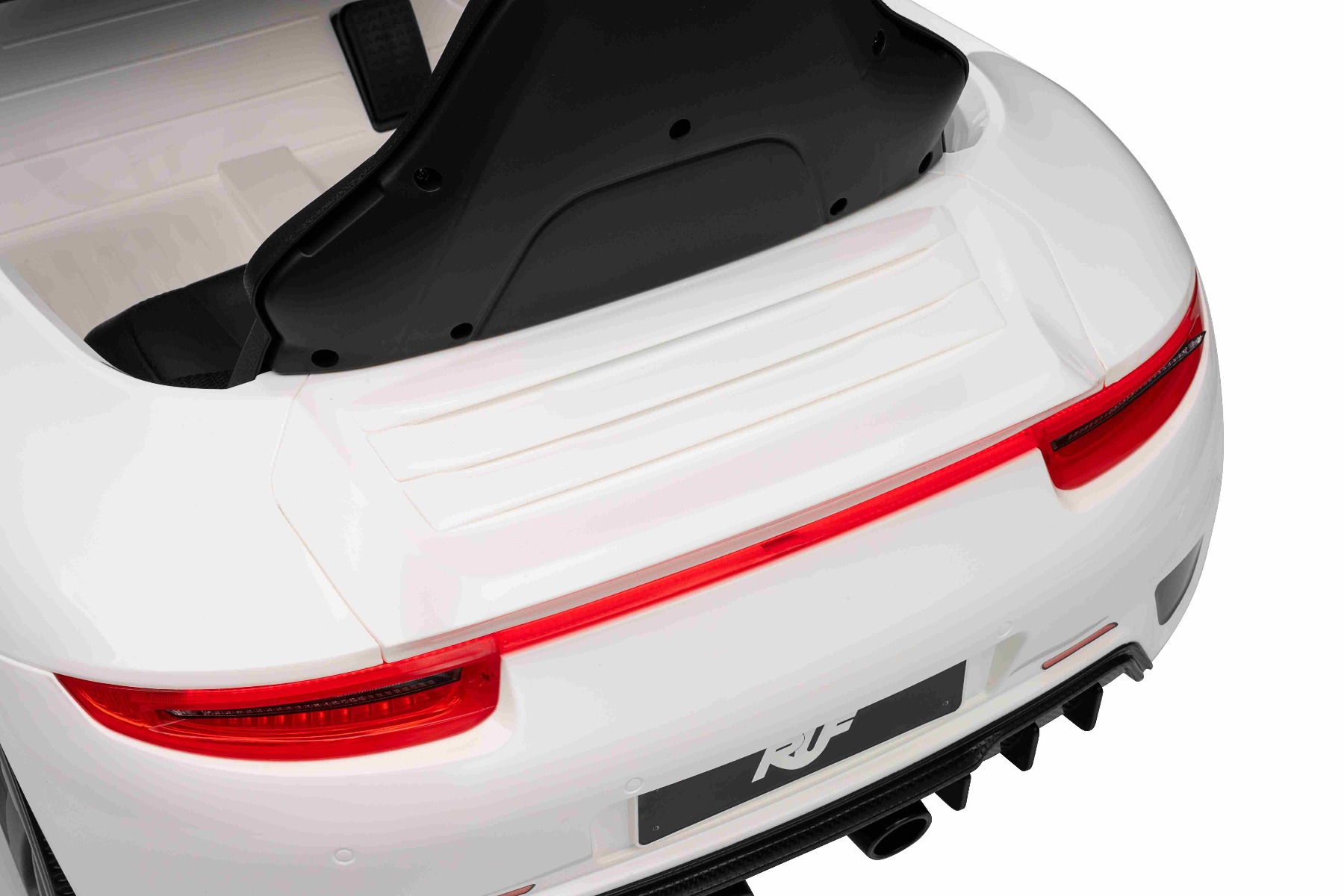 Mașină electrică copii RUF GT 12V, alb, Uși care se deschid, Telecomandă 2.4 GHz, Lumini LED față și spate, Intrare USB/Aux, Baterie litiu, Motor 2 X 35W, Licență ORIGINALĂ - imagine 43