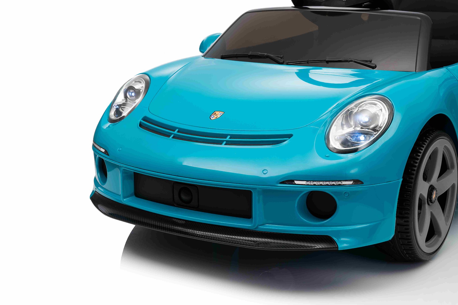 Mașină electrică copii RUF GT 12V, albastru, Uși care se deschid, Telecomandă 2.4 GHz, Lumini LED față și spate, Intrare USB/Aux, Baterie litiu, Motor 2 X 35W, Licență ORIGINALĂ - imagine 23