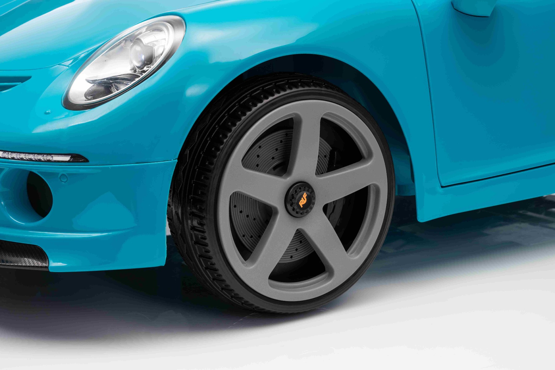 Mașină electrică copii RUF GT 12V, albastru, Uși care se deschid, Telecomandă 2.4 GHz, Lumini LED față și spate, Intrare USB/Aux, Baterie litiu, Motor 2 X 35W, Licență ORIGINALĂ - imagine 26