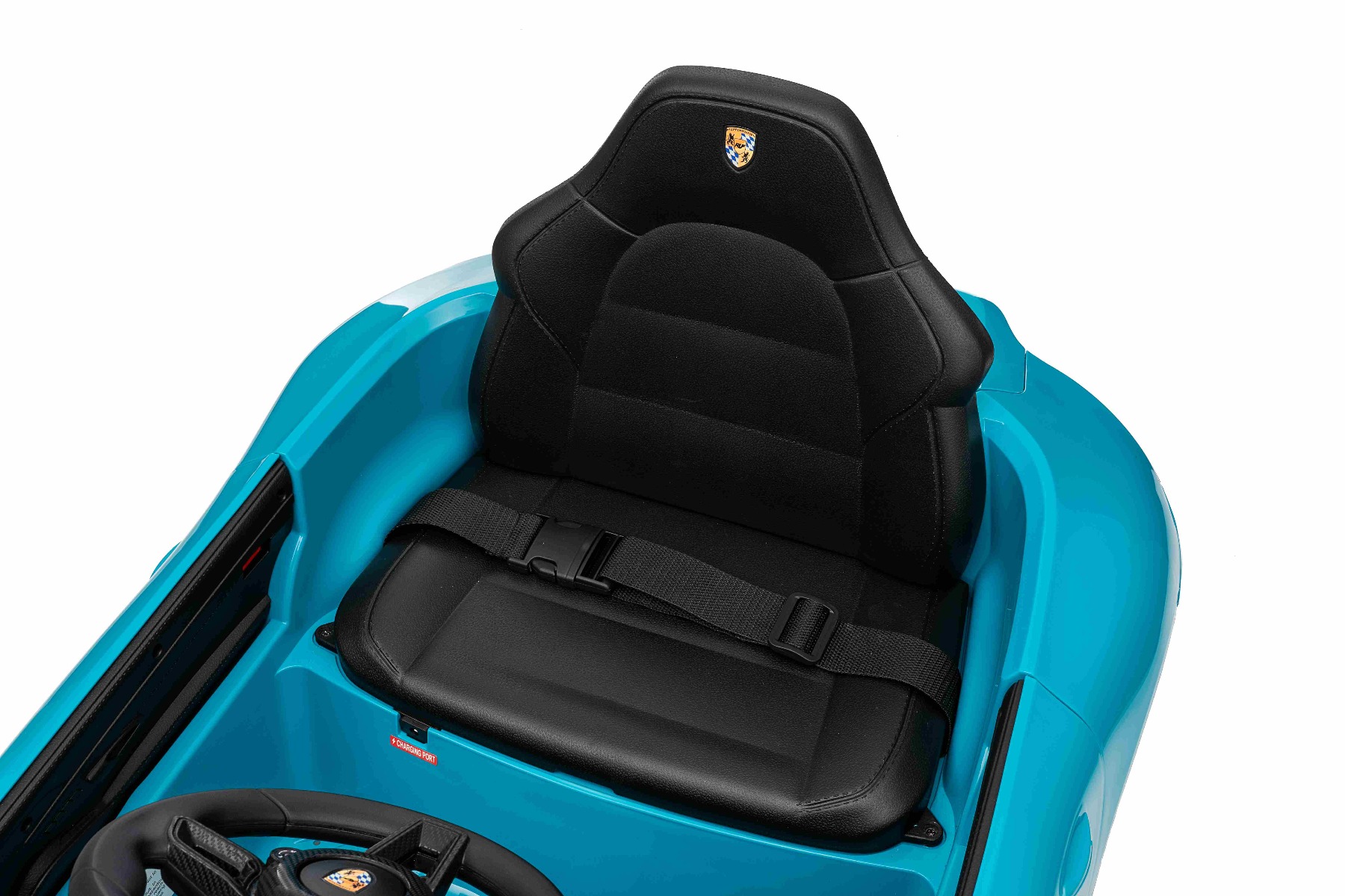 Mașină electrică copii RUF GT 12V, albastru, Uși care se deschid, Telecomandă 2.4 GHz, Lumini LED față și spate, Intrare USB/Aux, Baterie litiu, Motor 2 X 35W, Licență ORIGINALĂ - imagine 37