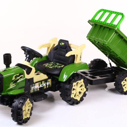 Masinuta electrica, pentru copii, cu telecomanda, BJSD6601VERDE