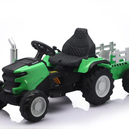 Masinuta electrica, pentru copii, cu telecomanda, BJSD6603VERDE