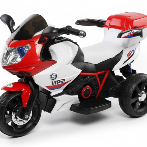 Motocicleta electrica cu acumulator, pentru copii , HP2 MB6187R (rosu)
