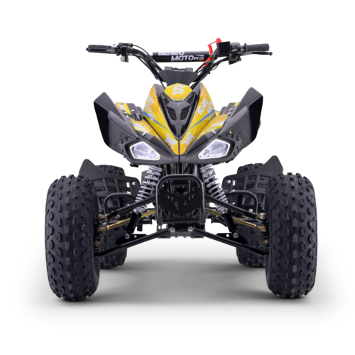 Quad pe benzină pentru copii TEA Sports ZXT galben – 125cmc