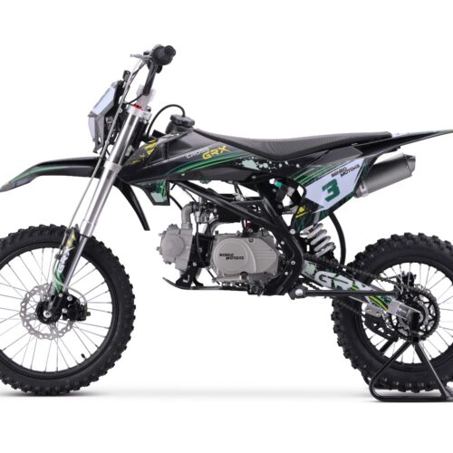 Motocross pe benzină pentru adolescenți și adulți TEA Sports Cross GRX verde – 125cm3