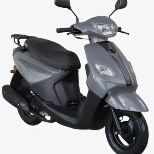 Scuter pe benzina, PS3, viteza maxima 45 km pe ora, 49 cc, Gri, Permis A1 sau B