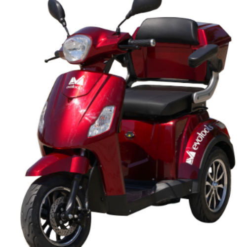 TRICICLU ELECTRIC PERSOANE HORIA TRP800 – 800W / Rosu