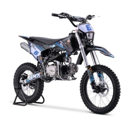 Motocross pe benzină pentru adolescenți și adulți Cross GRX albastru – 125cm3