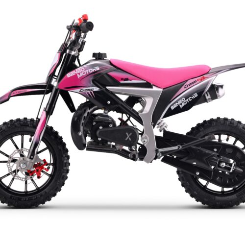 Motocicletă pe benzină pentru copii CROSS SX Roz – 50cmc