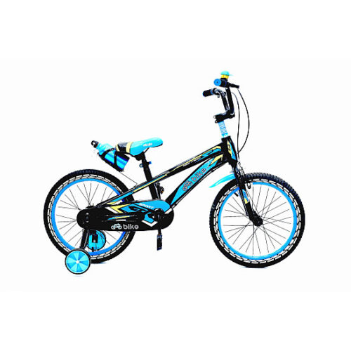 Bicicletă copii, RDB ASC-872, 14 Inch, Cu roți ajutătoare și sticlă pentru apă
