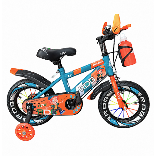 Bicicleta copii pentru baieti RDB Albatros, 12 inch, portocaliu
