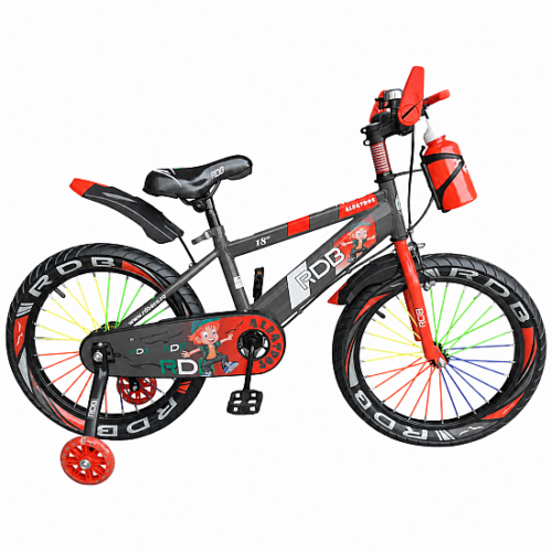 Bicicleta copii pentru baieti RDB Albatros, 18 inch, rosu