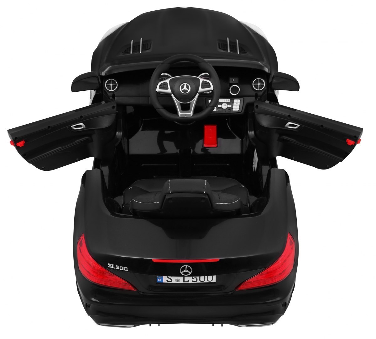 MAȘINUȚĂ ELECTRICĂ PENTRU COPII MERCEDES SL500 negru - imagine 3