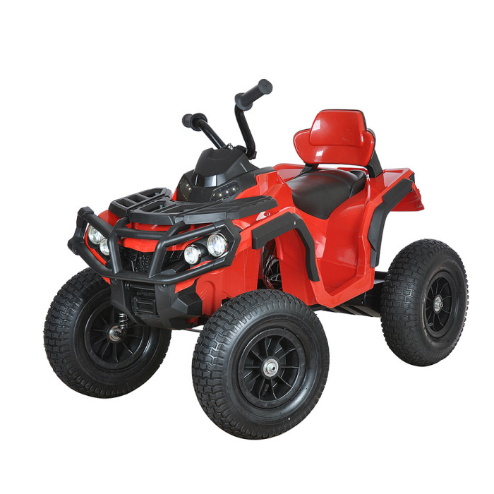 ATV ELECTRIC PENTRU COPII (0906 AIR) cu roti gonflabile Rosu