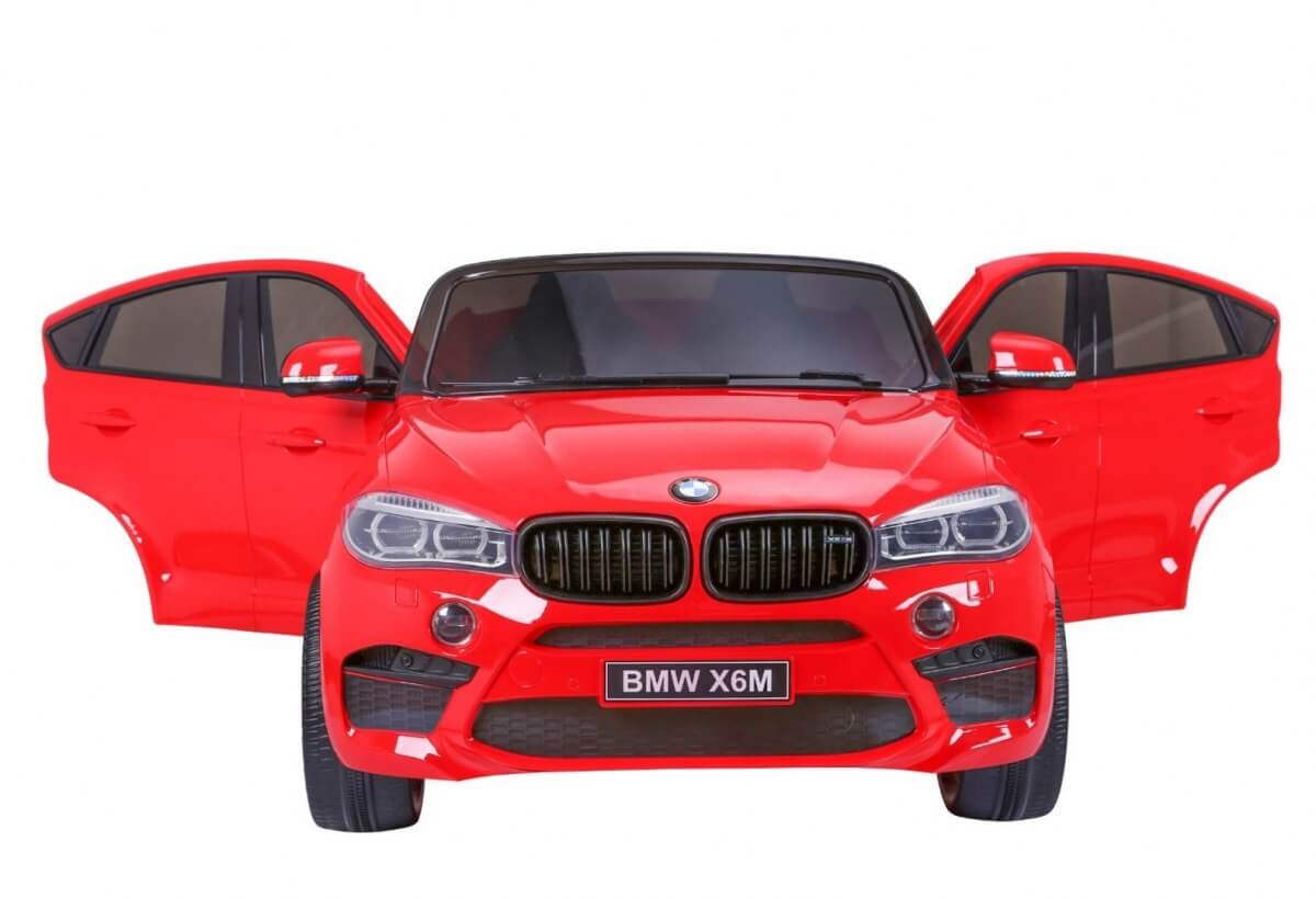 Masinuta electrica pentru copii BMW X6M (2168) XXL cu 2 locuri, Rosu - imagine 4