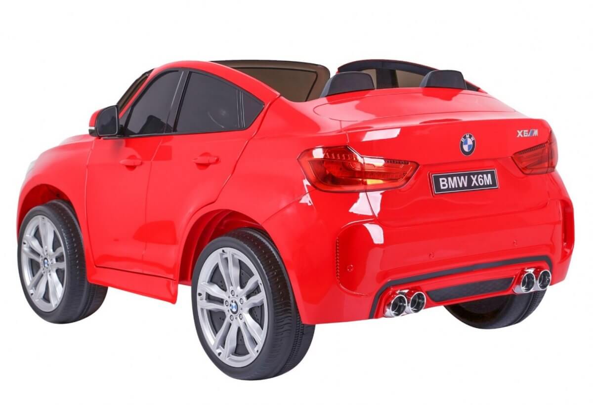 Masinuta electrica pentru copii BMW X6M (2168) XXL cu 2 locuri, Rosu - imagine 8