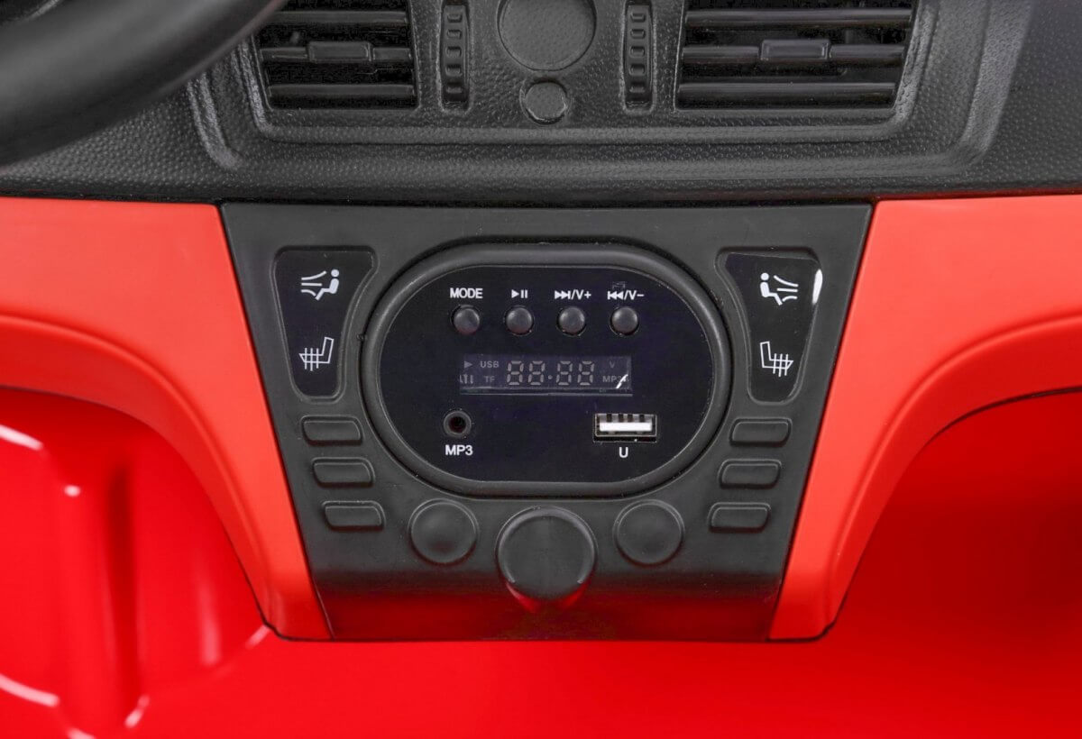 Masinuta electrica pentru copii BMW X6M (2168) XXL cu 2 locuri, Rosu - imagine 7