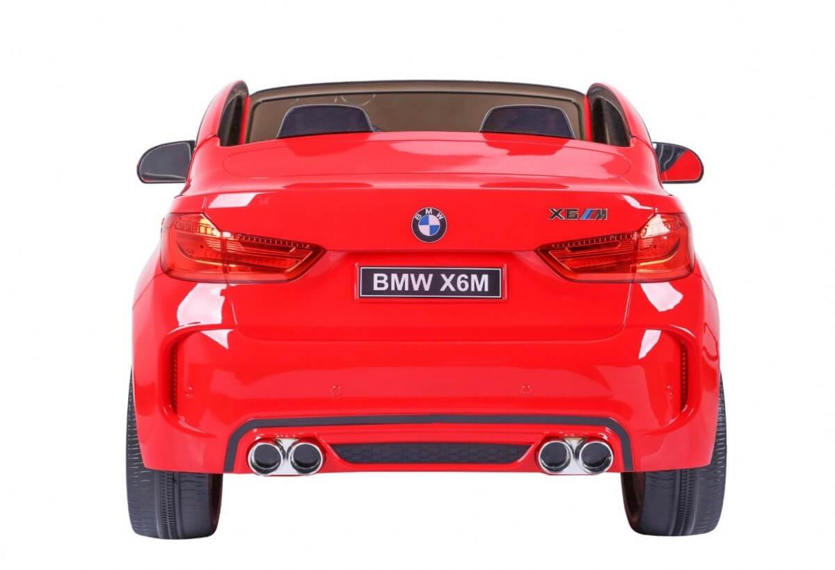 Masinuta electrica pentru copii BMW X6M (2168) XXL cu 2 locuri, Rosu - imagine 9