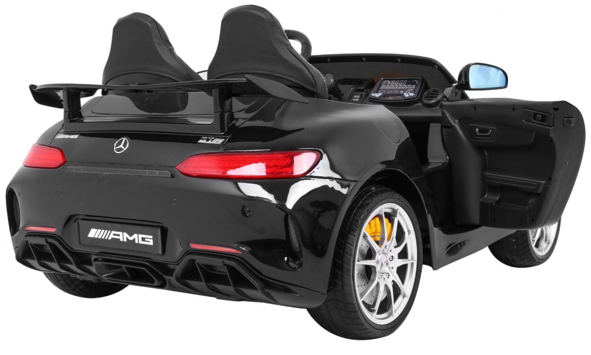 MASINUTA ELECTRICA PENTRU COPII MERCEDES-AMG GT R Coupé 4x4 (HL289) Negru LUCIOS - imagine 5