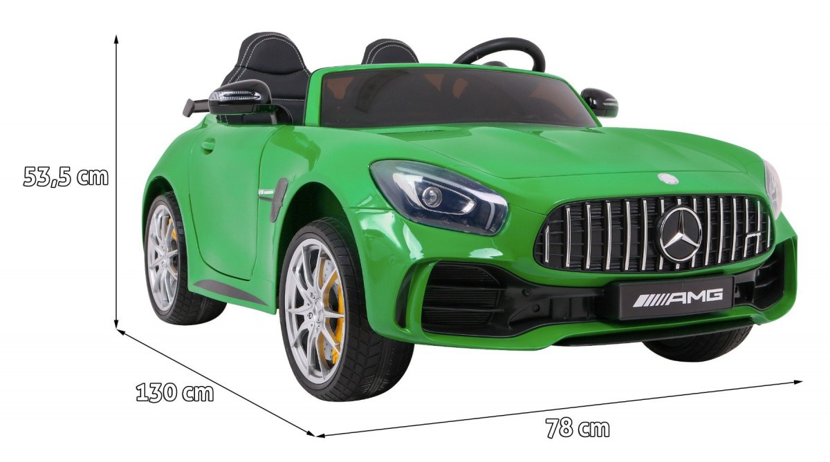 Masinuta electrica pentru copii MERCEDES-AMG GT R Coupe 4x4 (HL289) Verde metalizat - imagine 5