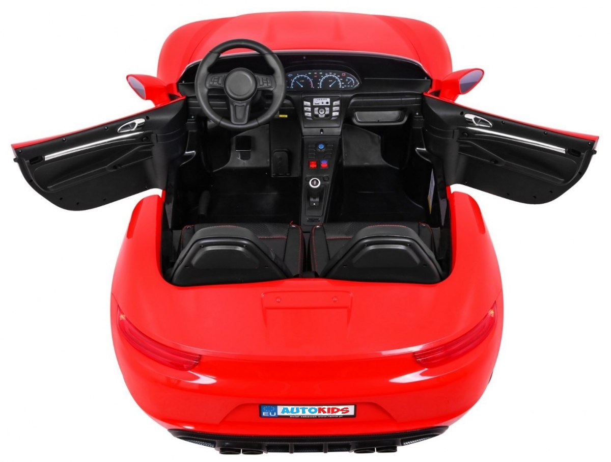 Masinuta electrica pentru copii mari "PERFECTA LIFT", 2 locuri cu sarcina pana la 100kg si viteza max 15km/h (A021) Rosu - imagine 4