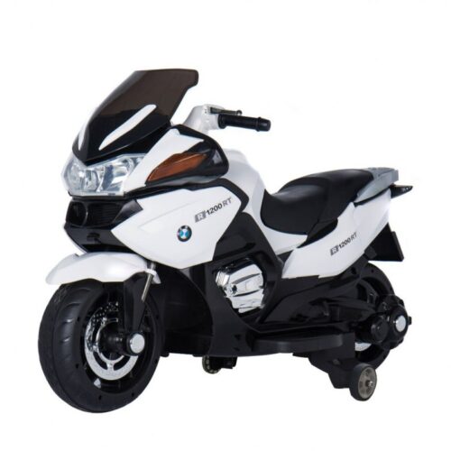 Motocicleta electrica pentru copii 12 volti (HZB-118) Alb