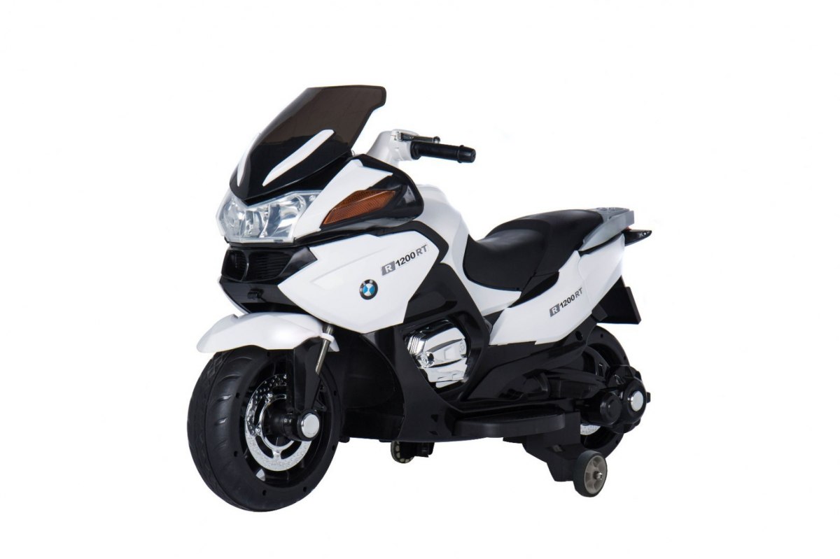 Motocicleta electrica pentru copii 12 volti (HZB-118) Alb