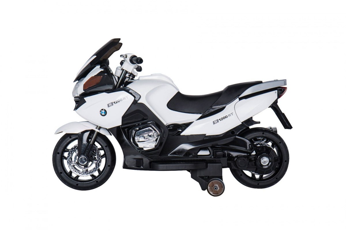 Motocicleta electrica pentru copii 12 volti (HZB-118) Alb - imagine 2