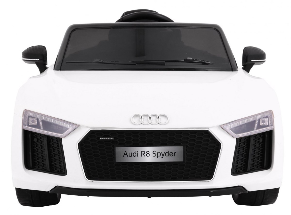 Masinuta eIectrica pentru copii AUDI R8 SPYDER (2198) Alb - imagine 2