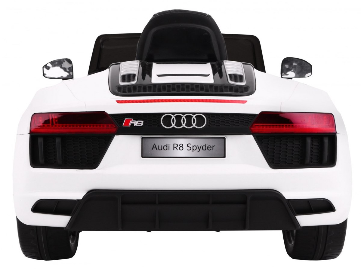 Masinuta eIectrica pentru copii AUDI R8 SPYDER (2198) Alb - imagine 4