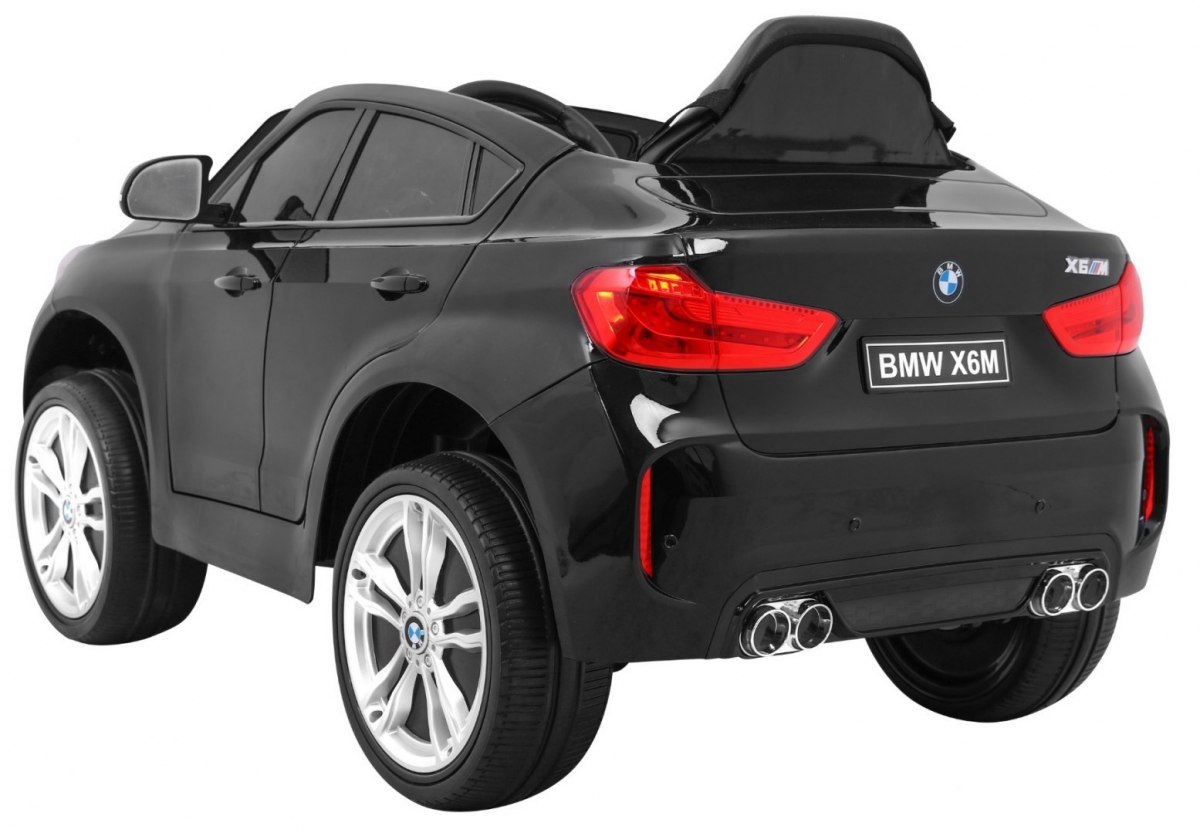 Masinuta electrica pentru copii BMW X6M (2199) Negru metalizat - imagine 2