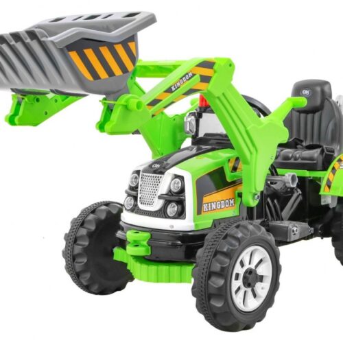 Tractor electric pentru copii cu cupa (328) Verde