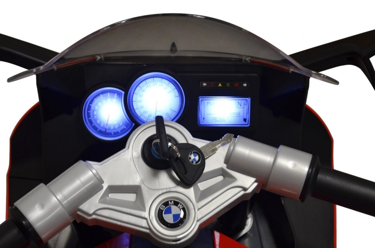 MOTOCICLETA ELECTRICA 283, 12 VOLTI, rosu - imagine 4