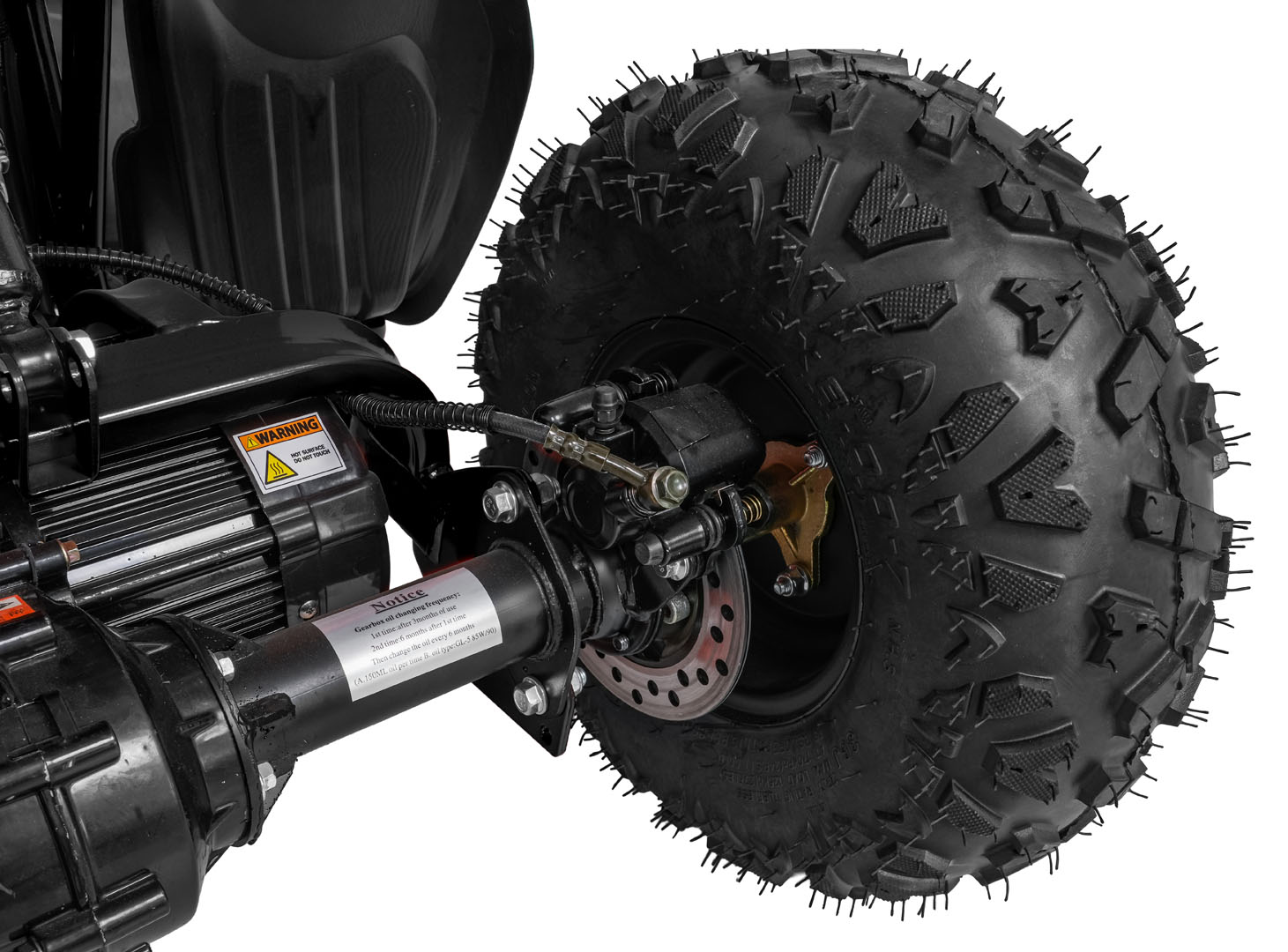 ATV electric pentru copii DESERT STORM LIFT 48V 800W (002) Negru - imagine 6