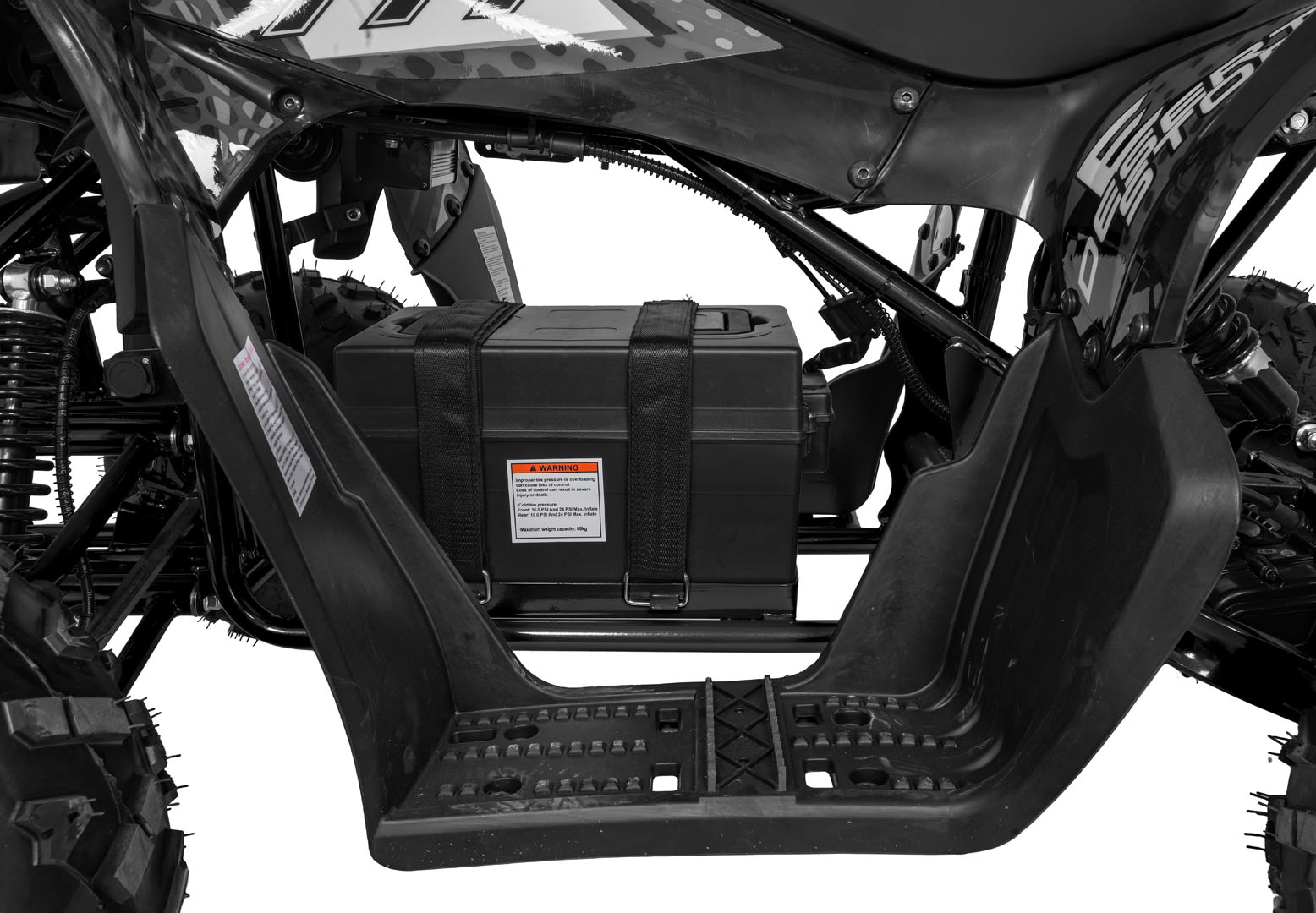 ATV electric pentru copii DESERT STORM LIFT 48V 800W (002) Negru - imagine 8