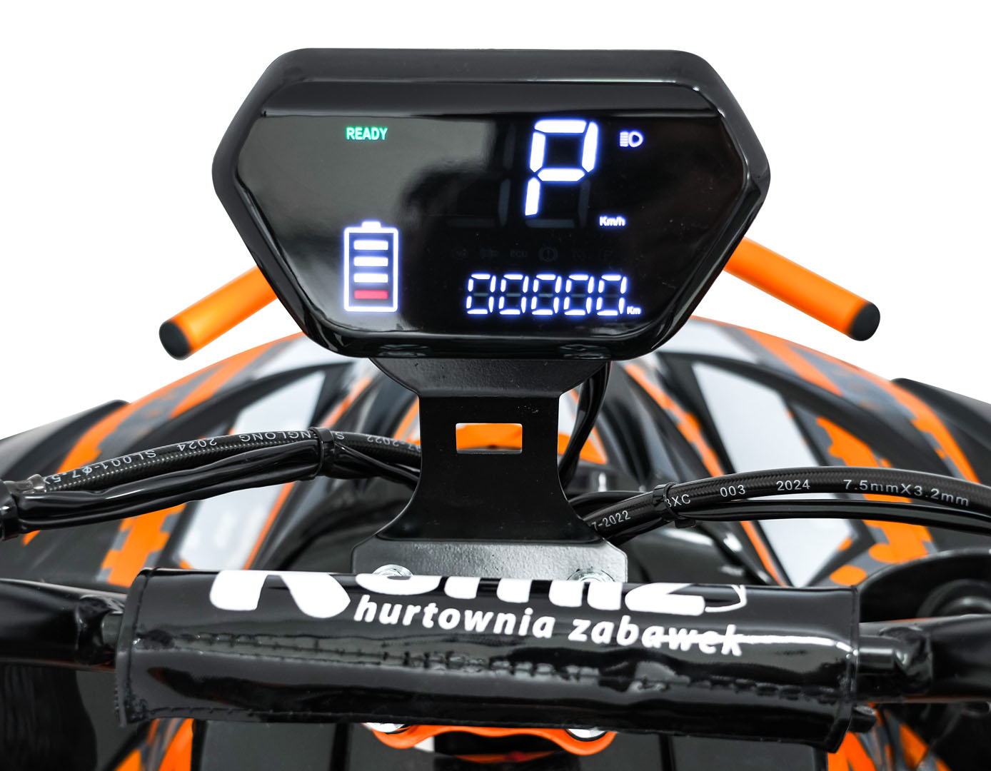 ATV electric pentru copii DESERT STORM LIFT 48V 800W (002) Portocaliu - imagine 2
