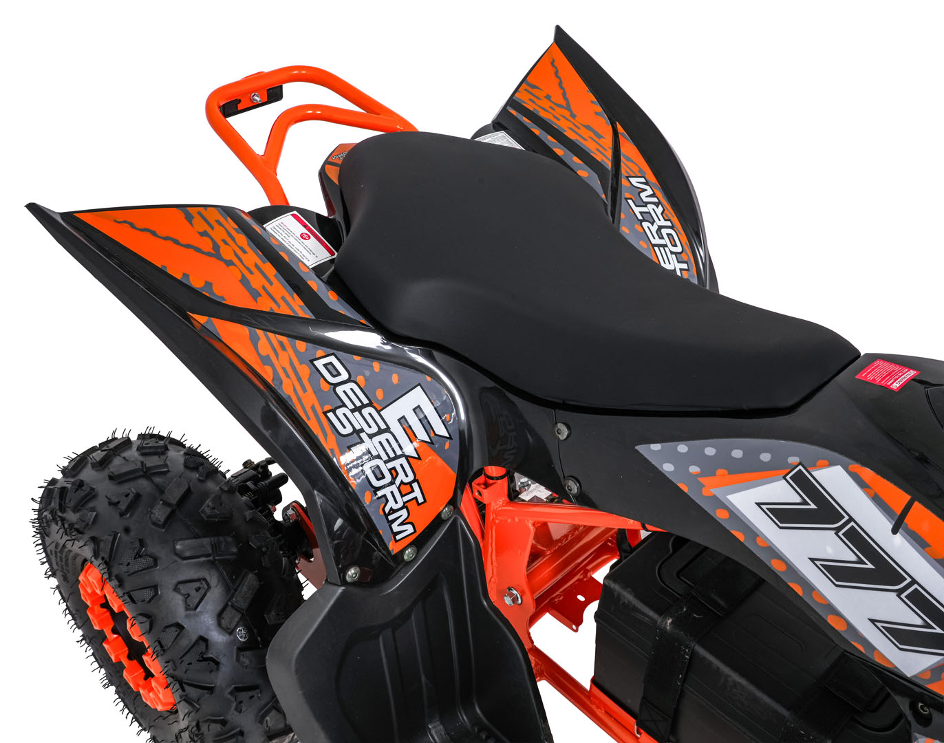 ATV electric pentru copii DESERT STORM LIFT 48V 800W (002) Portocaliu - imagine 7