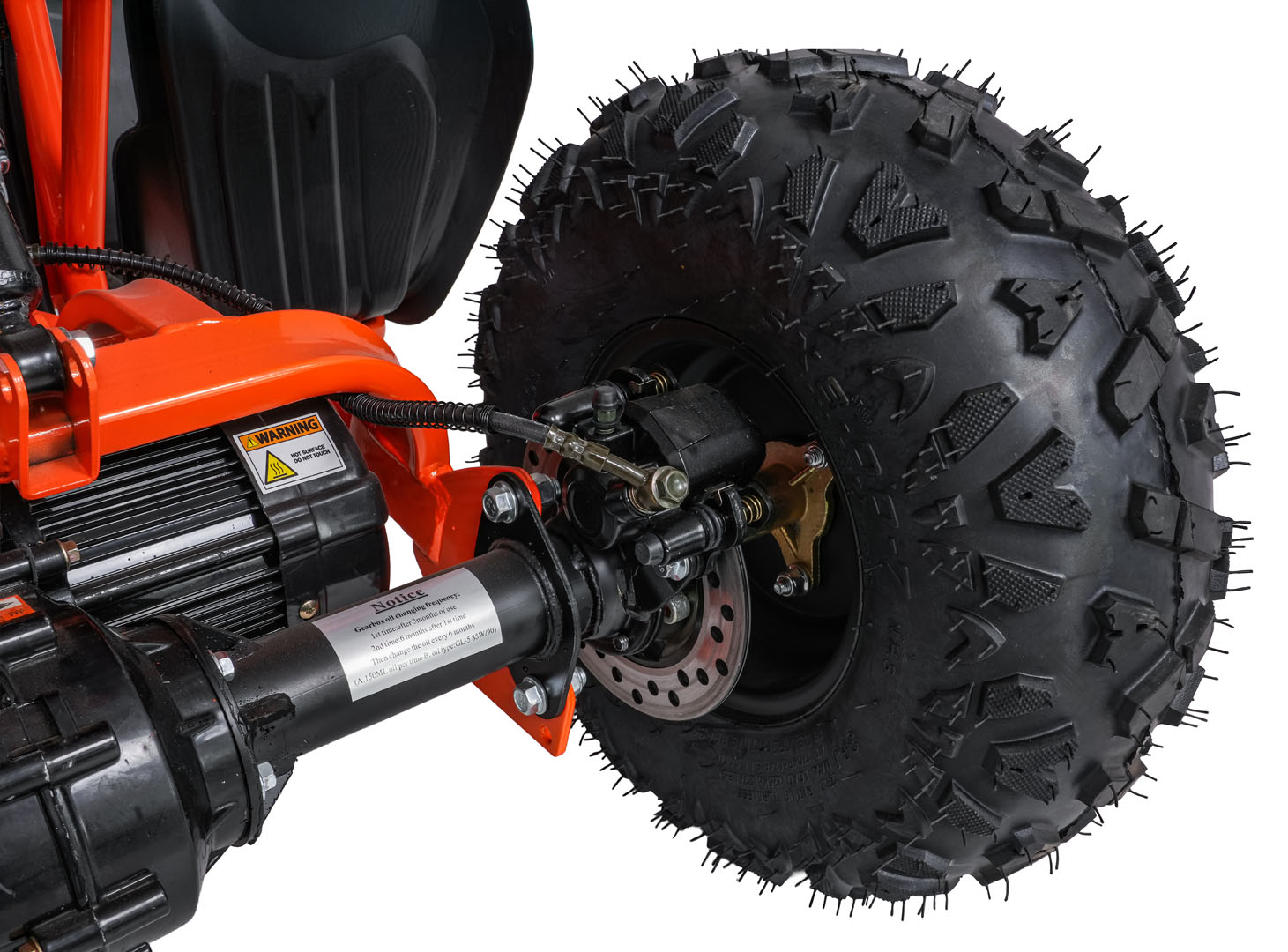 ATV electric pentru copii DESERT STORM LIFT 48V 800W (002) Portocaliu - imagine 10