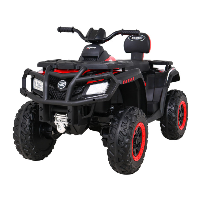 ATV electric pentru copii cu 2 locuri XT-SPEED 180W 24V 4x4, (S615) Rosu