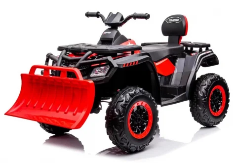 ATV electric pentru copii cu 2 locuri XT-SPEED FAST EDITION 320W 24V 4x4 cu viteza maxima 9km/h si cu cupa detasabila (s615) Rosu