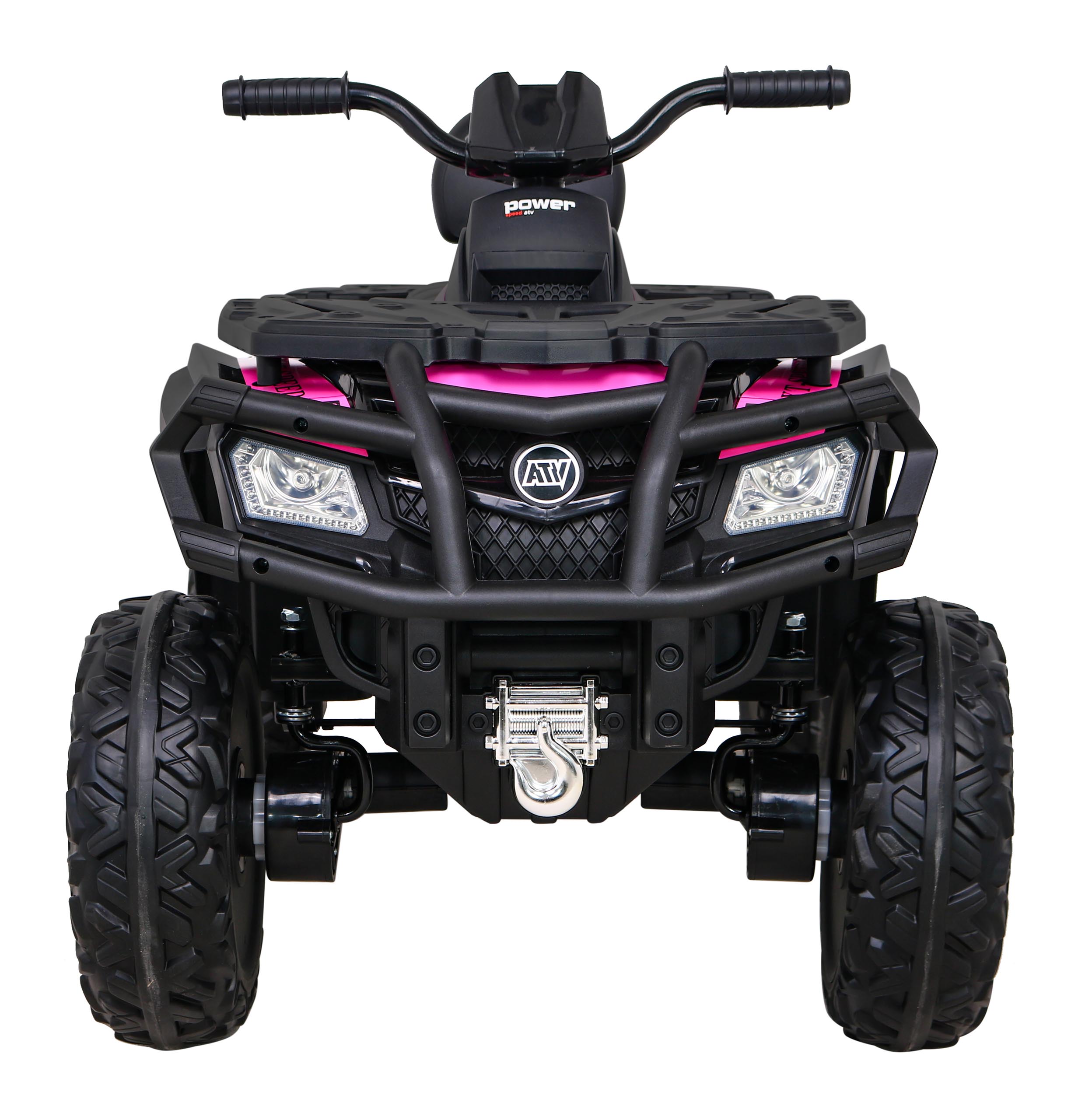 ATV electric pentru copii cu 2 locuri XT-SPEED 180W 24V 4x4, (S615) Roz - imagine 8
