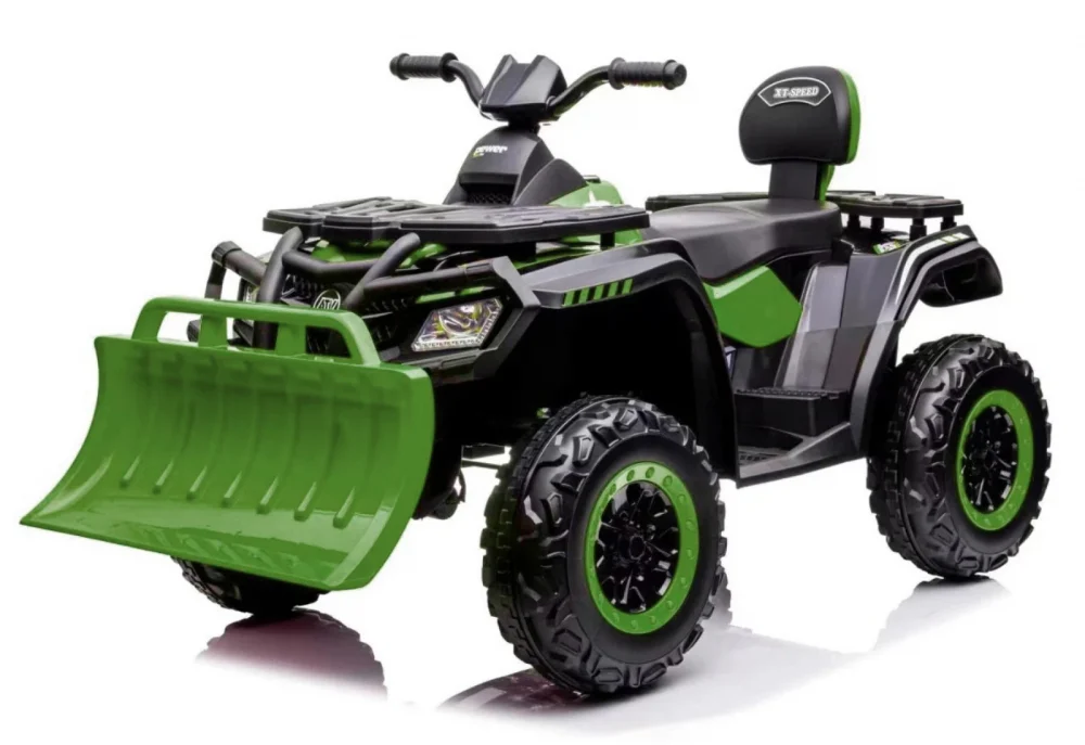 ATV electric pentru copii cu 2 locuri XT-SPEED FAST EDITION 320W 24V 4x4, cu cupa detasabila (S615) Verde