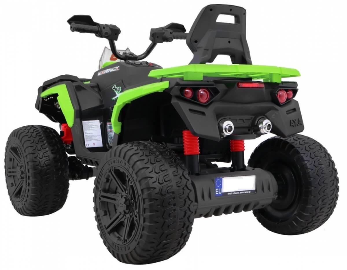 ATV electric pentru copii 4x4 12 volti (3588) Verde - imagine 4