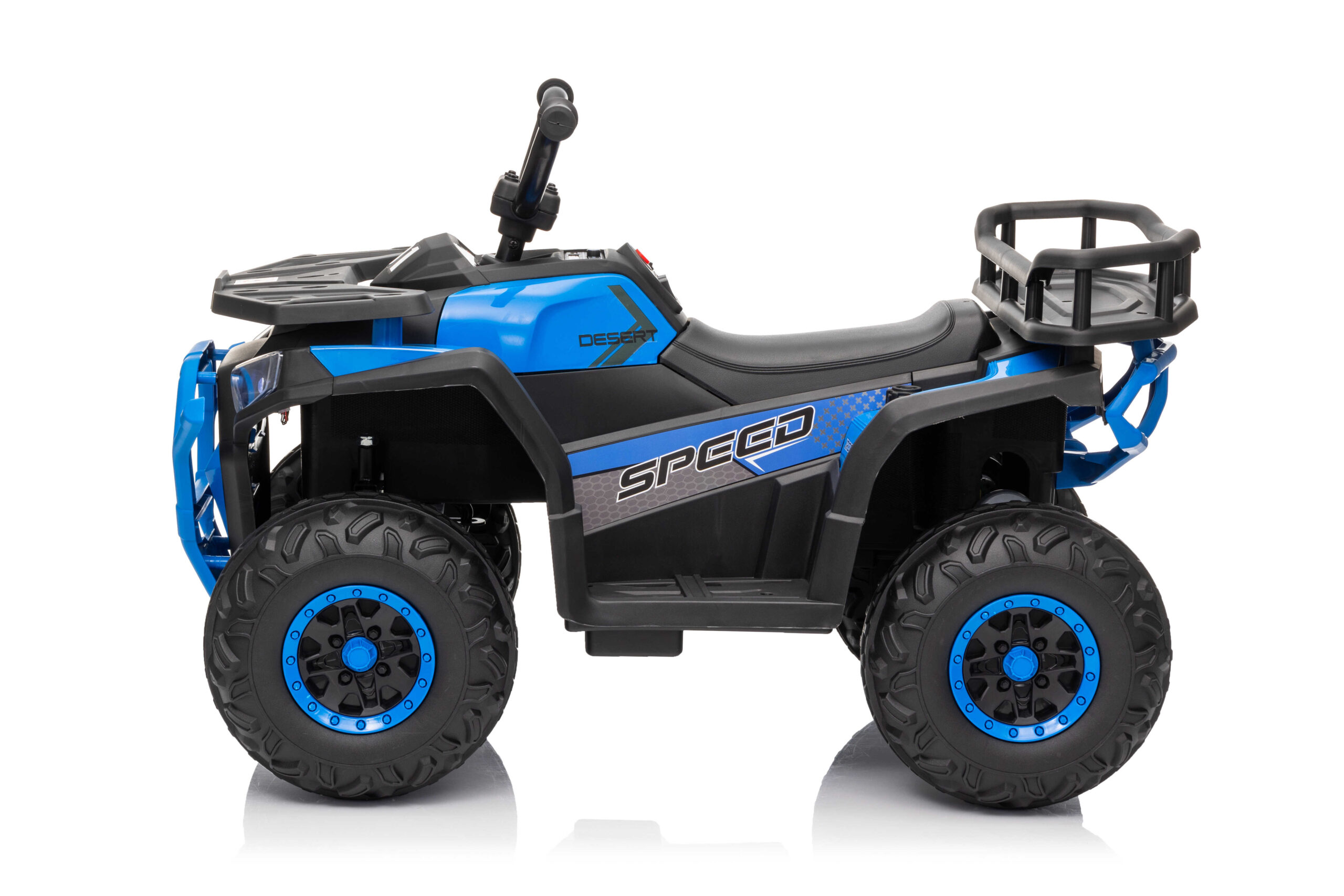 ATV electric pentru copii Mini Desert 12V 4x4 Albastru, telecomanda parentala, Bluetooth - imagine 9