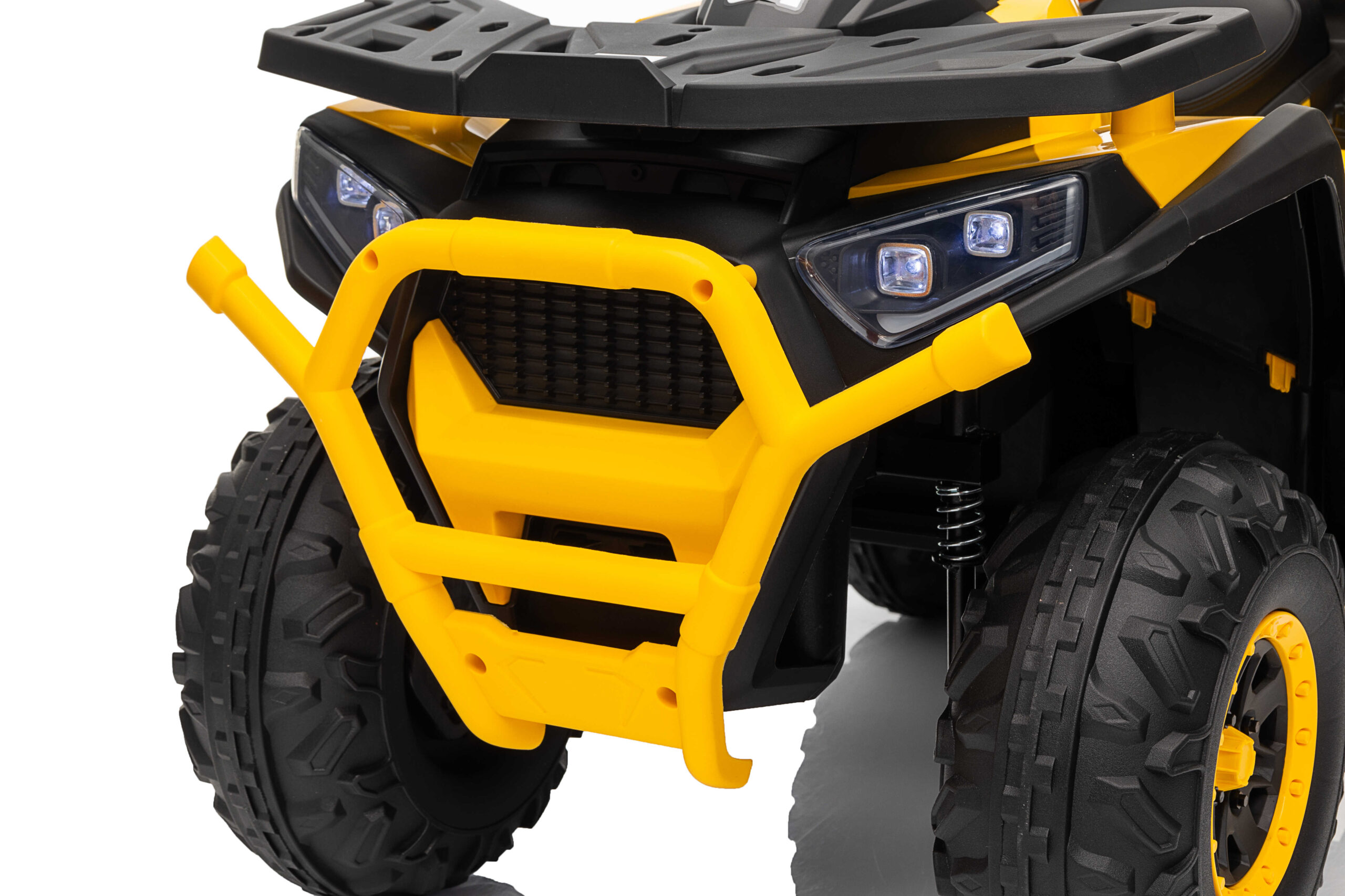 ATV electric pentru copii Mini Desert 12V 4x4 Galben, telecomanda parentala, Bluetooth - imagine 11