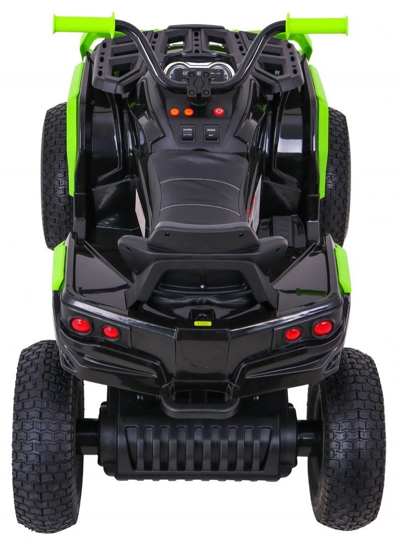 ATV ELECTRIC PENTRU COPII (0906 AIR) cu roti gonflabile Negru/Verde - imagine 6