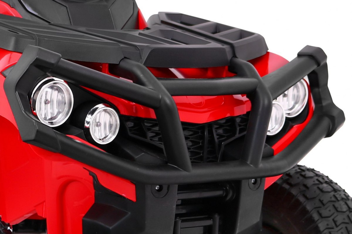 ATV ELECTRIC PENTRU COPII (0906 AIR) cu roti gonflabile Rosu - imagine 7
